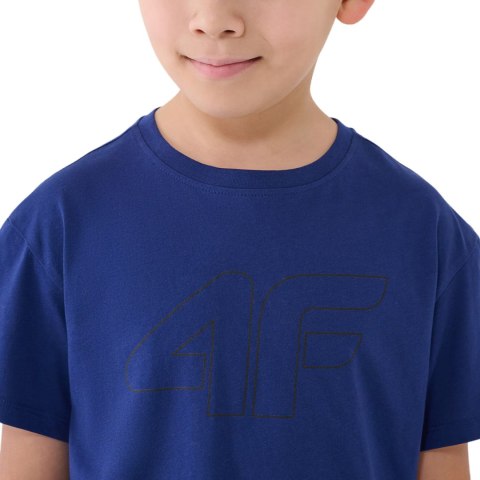 Koszulka dla chłopca 4F M2325 kobalt 4FJWSS25TTSHM2325 36S 4F