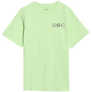 Koszulka dla chłopca 4F M2640 soczysta zieleń 4FJRSS25TTSHM2640 45S 4F