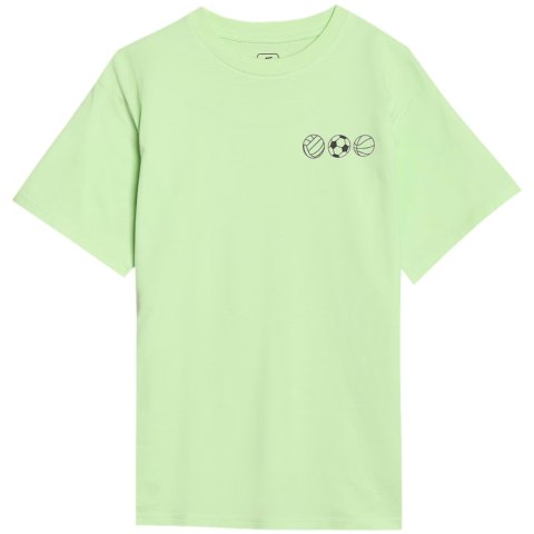 Koszulka dla chłopca 4F M2640 soczysta zieleń 4FJRSS25TTSHM2640 45S 4F