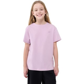 Koszulka dla dziewczynki 4F F2326 jasny róż 4FJWSS25TTSHF2326 56S 4F