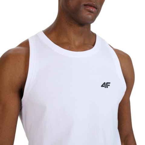 Koszulka męska 4F M126 biała 4FWMM00TSLEM126 10S 4F