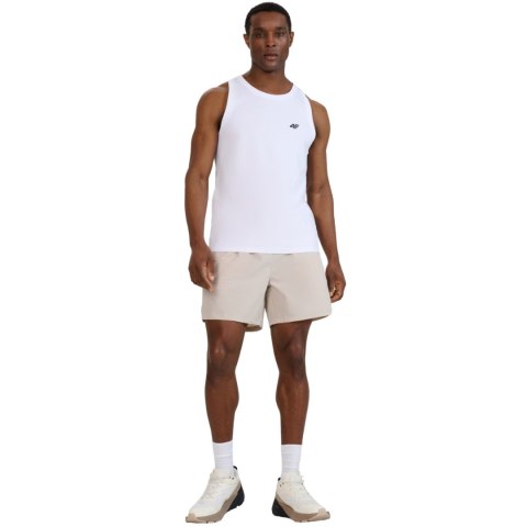 Koszulka męska 4F M126 biała 4FWMM00TSLEM126 10S 4F