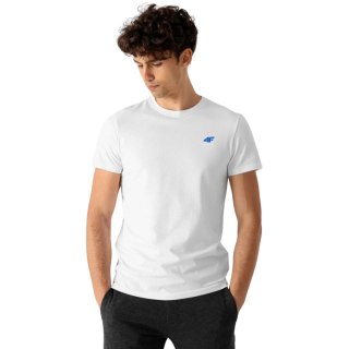 Koszulka męska 4F M1895 3pak granatowa, niebieska, biała 4FWSS24TTSHM1895 91S 4F