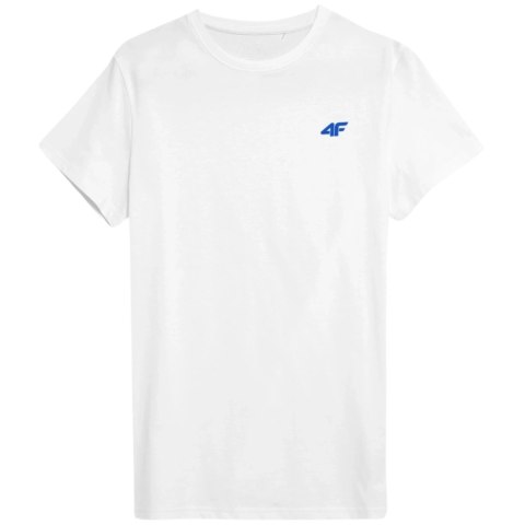 Koszulka męska 4F M1895 3pak granatowa, niebieska, biała 4FWSS24TTSHM1895 91S 4F