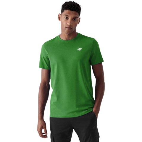 Koszulka męska 4F M1895 3pak granatowa, zielona, biała 4FWSS24TTSHM1895 90S 4F