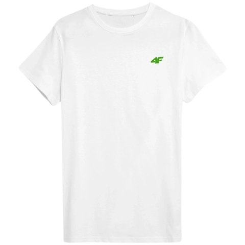 Koszulka męska 4F M1895 3pak granatowa, zielona, biała 4FWSS24TTSHM1895 90S 4F