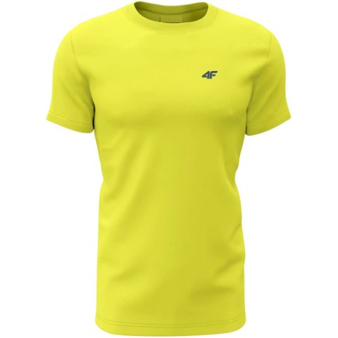 Koszulka męska 4F M1896 3pak oliwkowa, żółta, niebieska 4FWSS24TTSHM1896 90S 4F