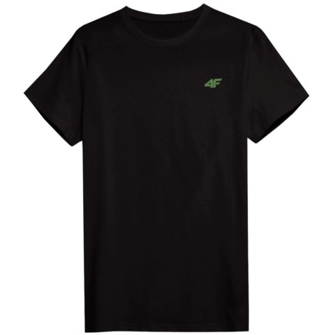 Koszulka męska 4F M3094 3pak beżowa, oliwkowa, czarna 4FWSS25TTSHM3094 92S 4F