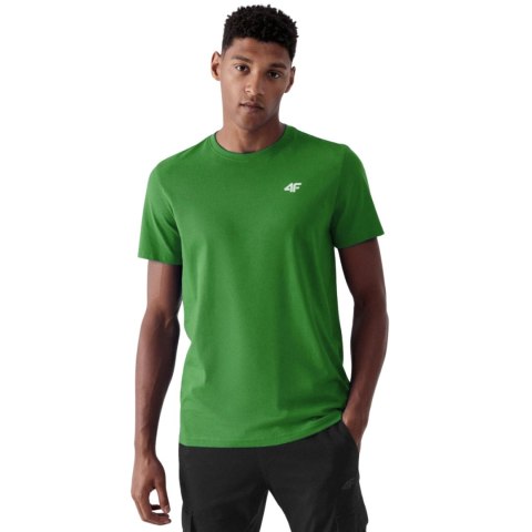 Koszulka męska 4F M3095 zielona 4FWSS25TTSHM3095 41S 4F
