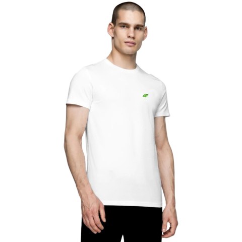 Koszulka męska 4F M3096 biała 4FWSS25TTSHM3096 10S 4F