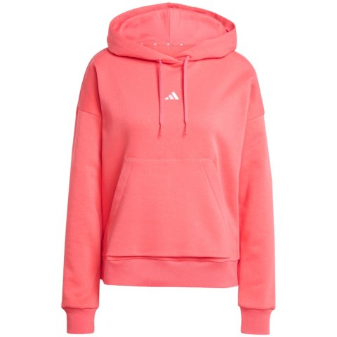 Bluza damska adidas Essentials Small Logo Feel Cozy Hoodie koralowa KE4380 Adidas
