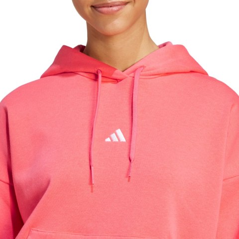 Bluza damska adidas Essentials Small Logo Feel Cozy Hoodie koralowa KE4380 Adidas