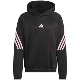 Bluza męska adidas Basketball Crazy Warm Hoody czarna JN2491 Adidas