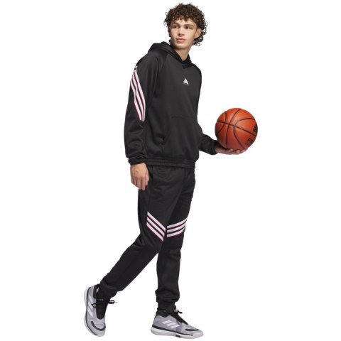 Bluza męska adidas Basketball Crazy Warm Hoody czarna JN2491 Adidas