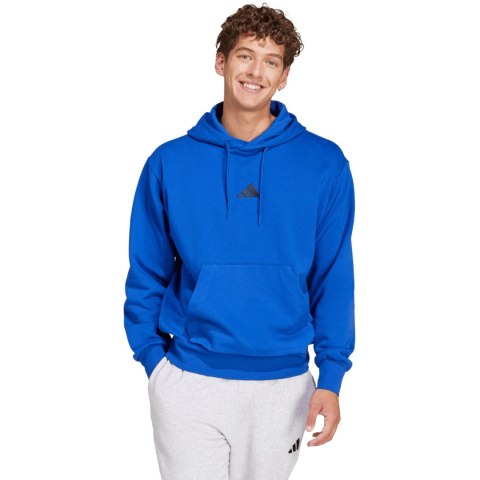 Bluza męska adidas Essentials Feelcozy Fleece niebieska JE3800 Adidas
