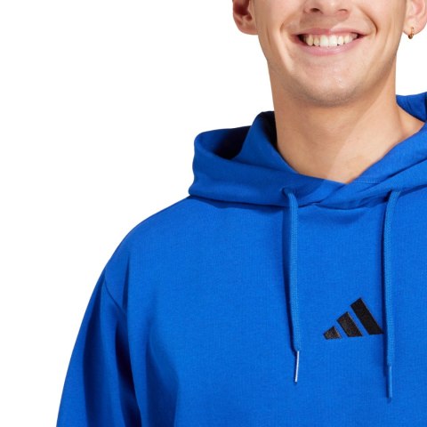 Bluza męska adidas Essentials Feelcozy Fleece niebieska JE3800 Adidas