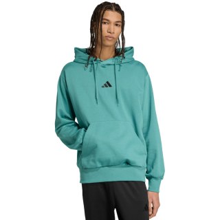 Bluza męska adidas Essentials Feelcozy Fleece turkusowa KB7650 Adidas