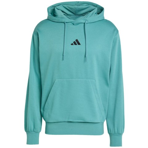 Bluza męska adidas Essentials Feelcozy Fleece turkusowa KB7650 Adidas