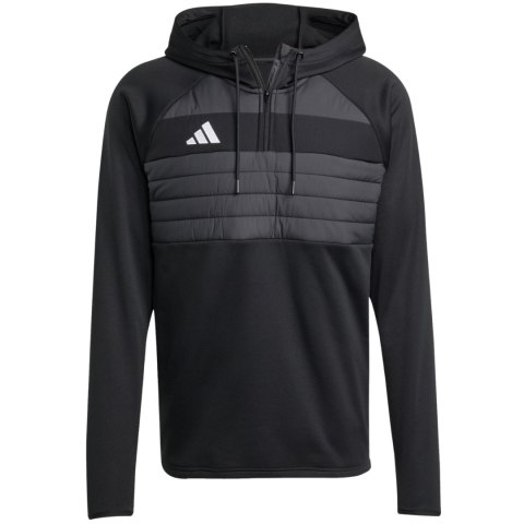 Bluza męska adidas Tiro 25 Essentials Winterized Trainig czarno-szara JN9466 Adidas