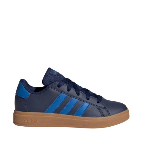 Buty dla dzieci adidas Grand Court Lifestyle Tennis Lace-Up granatowe JS4344 Adidas