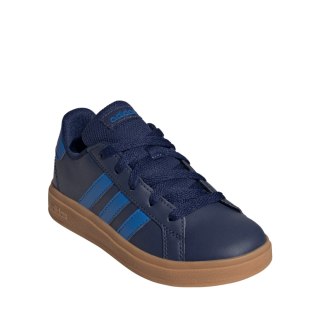 Buty dla dzieci adidas Grand Court Lifestyle Tennis Lace-Up granatowe JS4344 Adidas