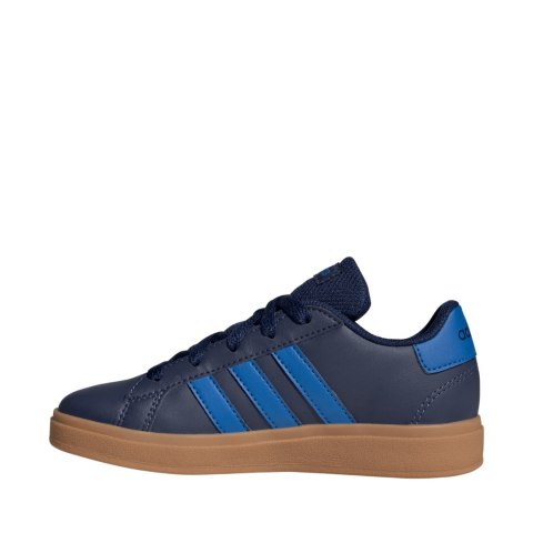 Buty dla dzieci adidas Grand Court Lifestyle Tennis Lace-Up granatowe JS4344 Adidas