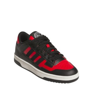Buty dla dzieci adidas Rapid Court Low czarno-czerwone JR1020 Adidas