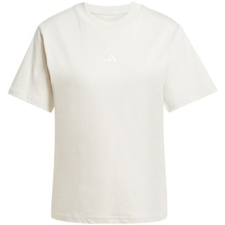 Koszulka damska adidas Essentials Small Logo Cotton beżowa JI6079 Adidas