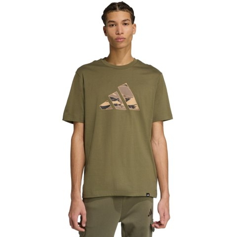 Koszulka męska adidas Camo Logo Graphic khaki KA7131 Adidas