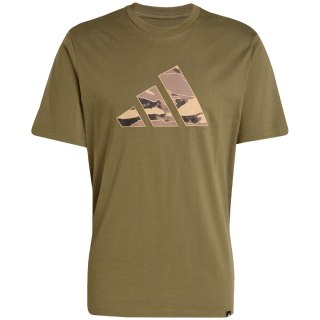 Koszulka męska adidas Camo Logo Graphic khaki KA7131 Adidas