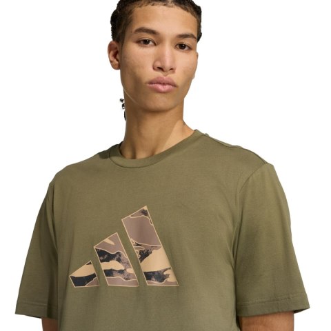 Koszulka męska adidas Camo Logo Graphic khaki KA7131 Adidas