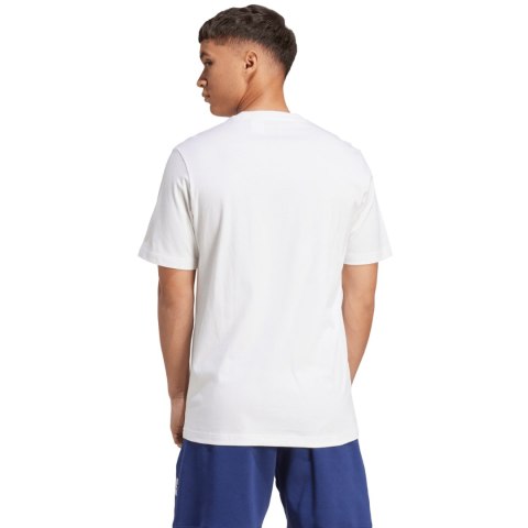 Koszulka męska adidas Collegiate Lineage Graphic biała JM6416 Adidas