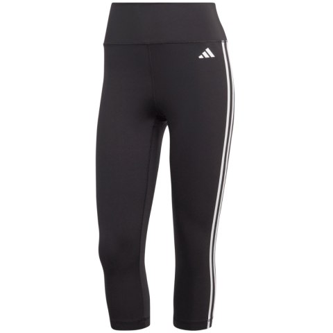 Legginsy damskie adidas 3/4 Train Essentials 3-Stripes High-Waisted 3/4 czarne HT5437 Adidas