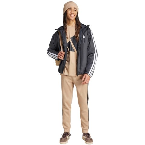 Spodnie męskie adidas Essentials 3-Stripes Fleece beżowe JX0712 Adidas