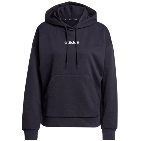 Bluza damska adidas Essentials Linear French Terry Hoodie czarna JV7841 Adidas