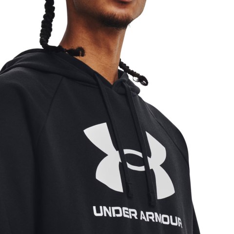 Bluza męska Under Armour Rival Fleece Logo HD czarna 1379758 001 Under Armour