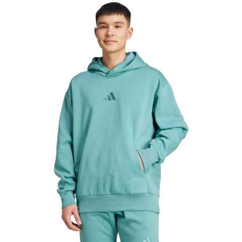 Bluza męska adidas ALL SZN Fleece turkusowa JW0156 Adidas