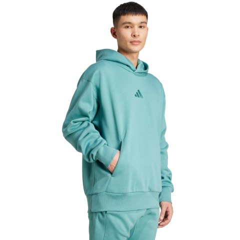 Bluza męska adidas ALL SZN Fleece turkusowa JW0156 Adidas