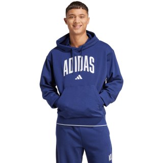 Bluza męska adidas Collegiate Hoodie ciemnoniebieska KC3874 Adidas