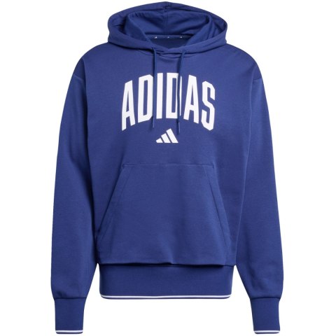 Bluza męska adidas Collegiate Hoodie ciemnoniebieska KC3874 Adidas