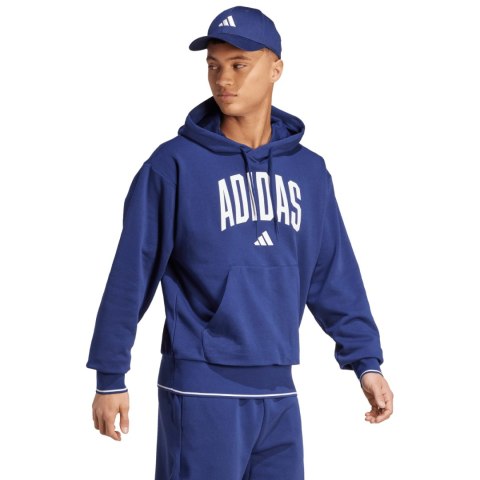 Bluza męska adidas Collegiate Hoodie ciemnoniebieska KC3874 Adidas