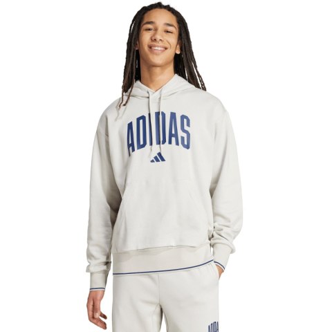 Bluza męska adidas Collegiate Hoodie jasnoszara KC3872 Adidas