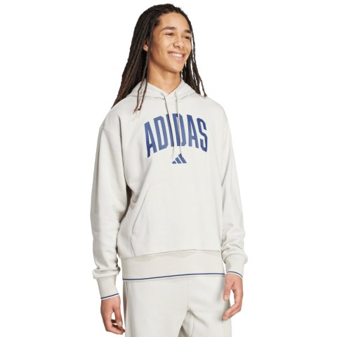 Bluza męska adidas Collegiate Hoodie jasnoszara KC3872 Adidas