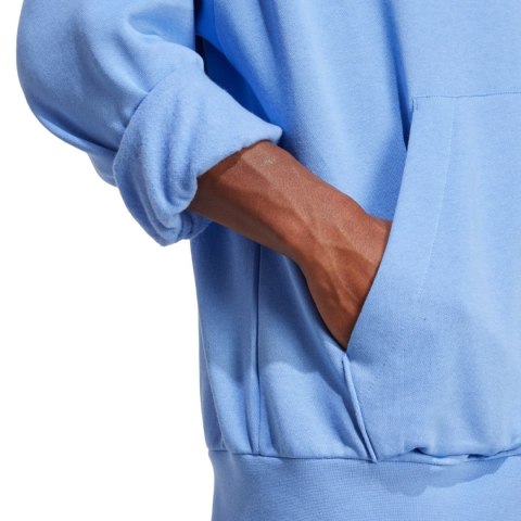 Bluza męska adidas Essentials Feelcozy Fleece Hoodie jasnoniebieska JX3312 Adidas