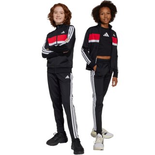 Dres dla dzieci adidas Seasonal Essentials Tiberio 3-Stripes czarno-czerwono-biały JC7519 Adidas