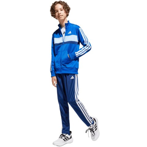 Dres dla dzieci adidas Seasonal Essentials Tiberio 3-Stripes niebieski JC7518 Adidas