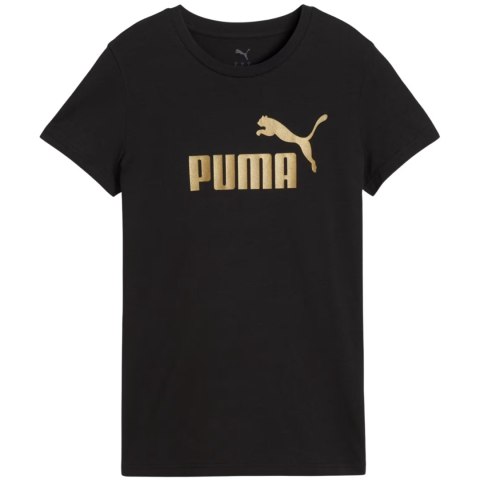Koszulka damska Puma Ess Metallic No.1 Logo czarna 631536 51 Puma