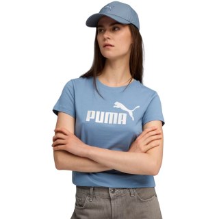 Koszulka damska Puma Ess Metallic No.1 Logo niebieska 631536 34 Puma