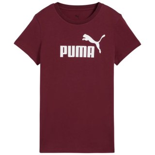 Koszulka damska Puma Ess No.1 Logo Tee (s) burgundowa 682371 96 Puma