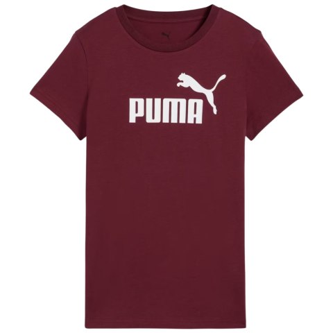 Koszulka damska Puma Ess No.1 Logo Tee (s) burgundowa 682371 96 Puma